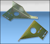 Custom sheet metal fabricated brackets by AR Metalcrafters